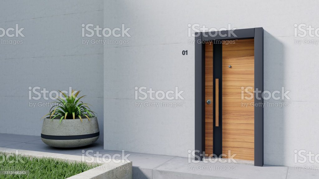 Security door of an apartment