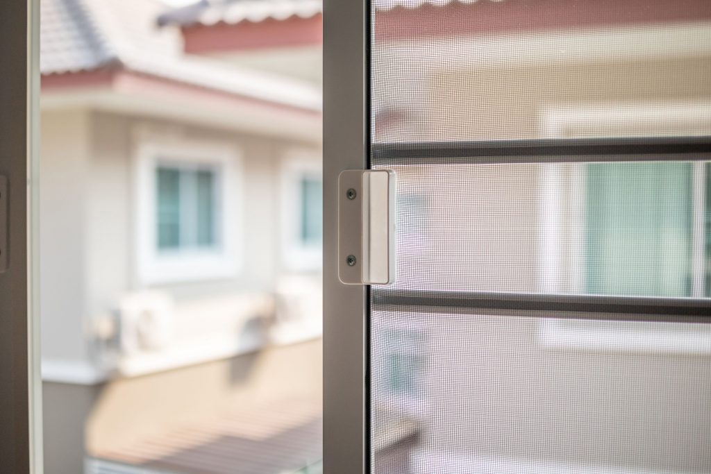 mosquito net wire screen on house window protection against insect